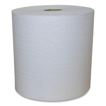 Eco Green® Recycled Hardwound Paper Towels, 1-ply, 1.8 Core, 7.88 X 800 Ft, White, 6 Rolls-carton freeshipping - TVN Wholesale
